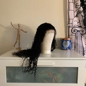 🍒Curly Brazilian Remy Hair 13x6 Lace Front Wig🍒